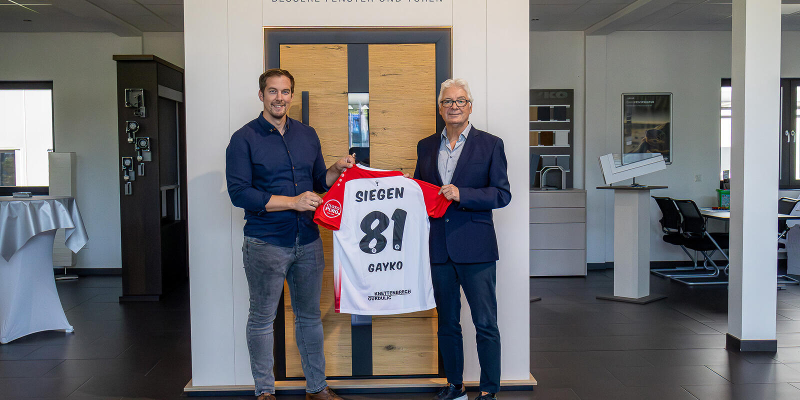 Vertragsverlängerung Sportfreunde Siegen und Gayko im GAYKO Zentrum Wilnsdorf