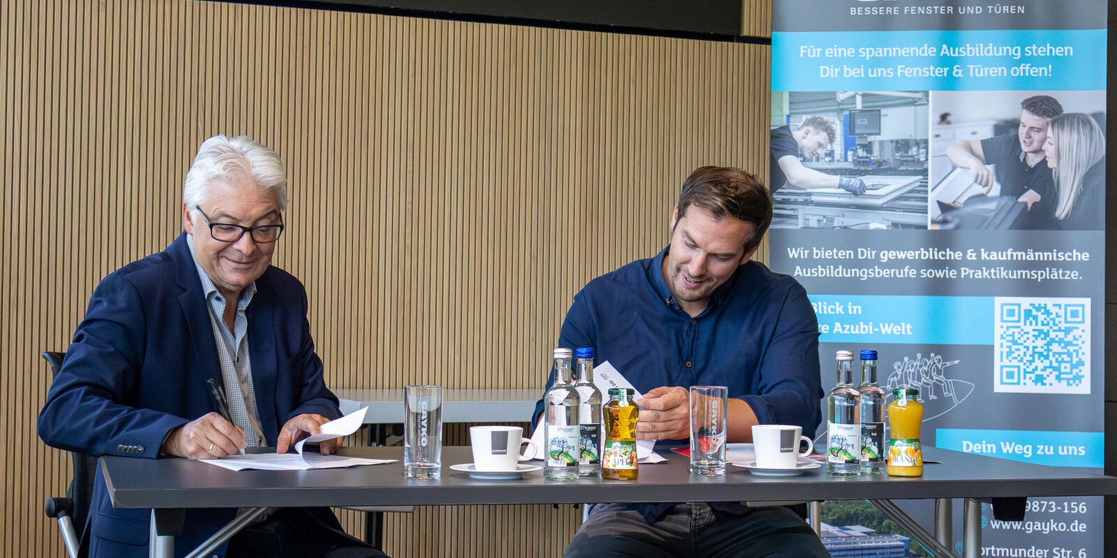 Vertragsverlängerung Sportfreunde Siegen und Gayko im GAYKO Zentrum Wilnsdorf