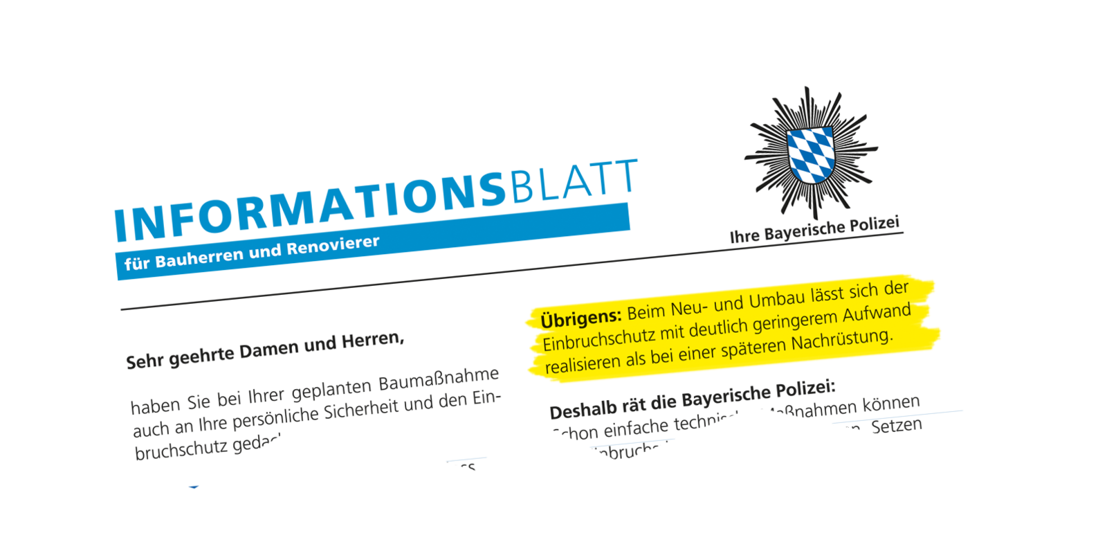 Nachrüsten Polizei Bericht
